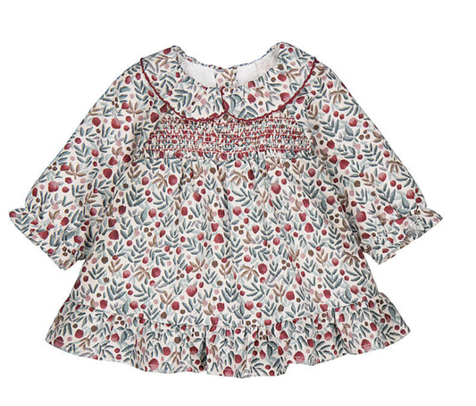 Ditsy Berry  Floral Dress- Mayoral FW26