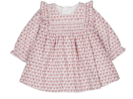 Floral Velvet Dress- Mayoral FW26