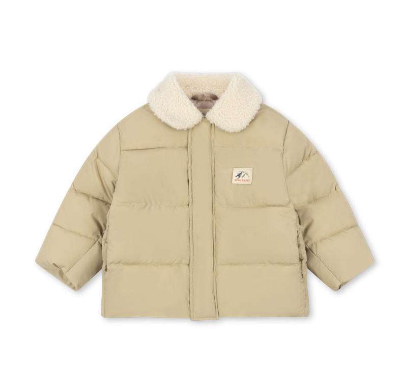 Alpi Collar Puffer Khaki- Konges Slojd FW26