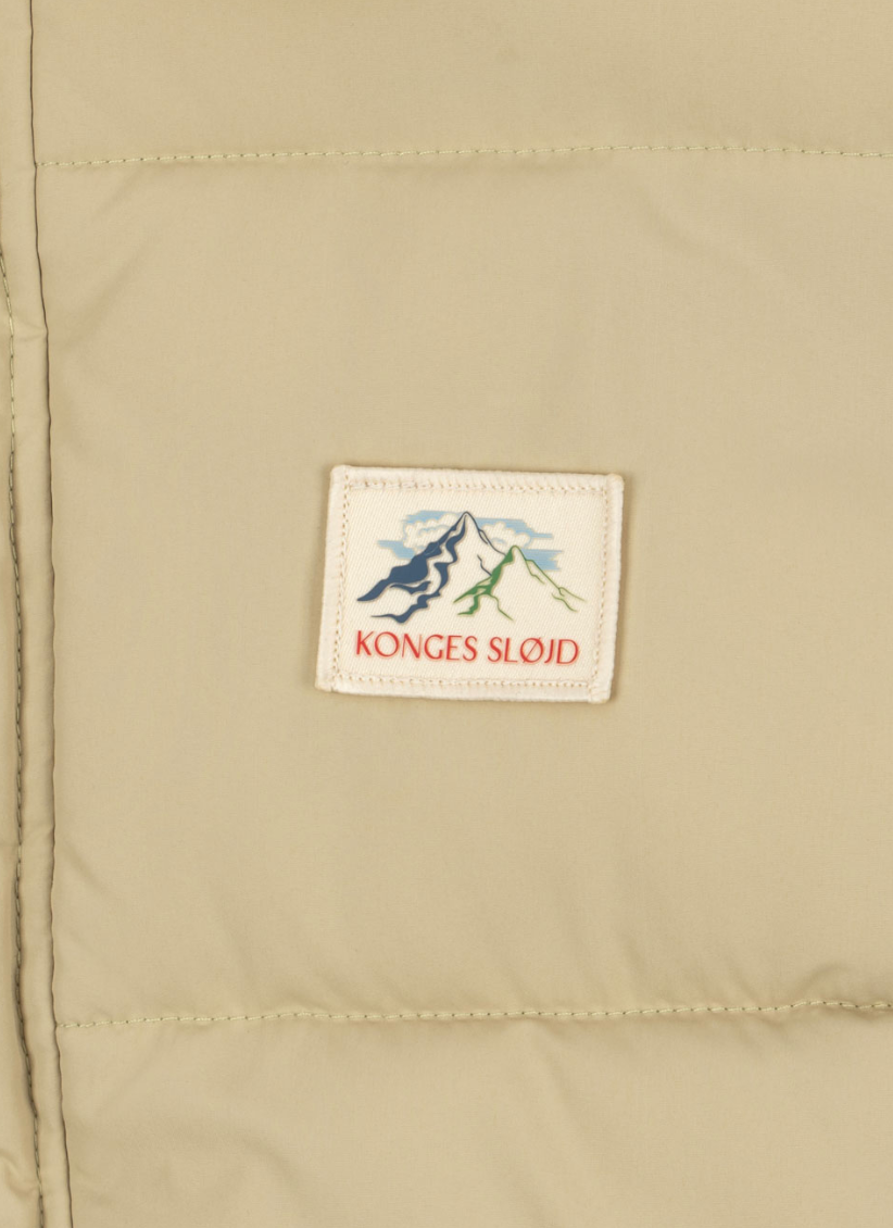 Alpi Collar Puffer Khaki- Konges Slojd FW26