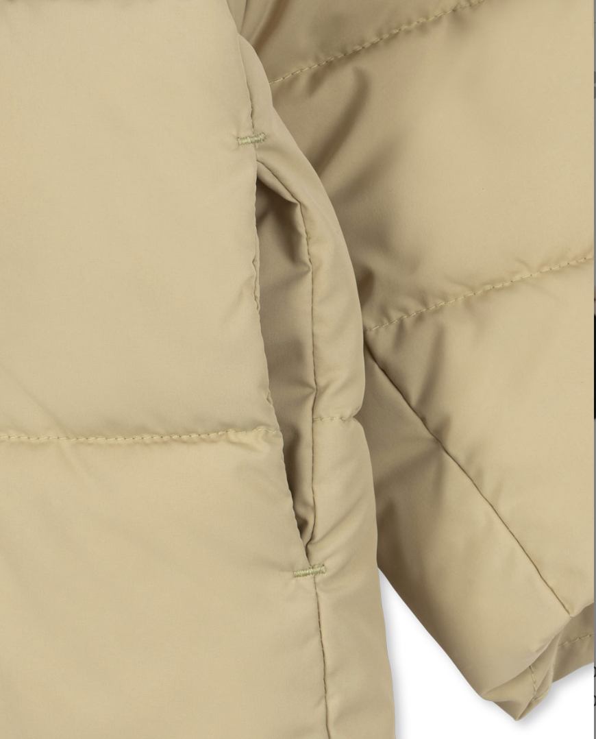 Alpi Collar Puffer Khaki- Konges Slojd FW26