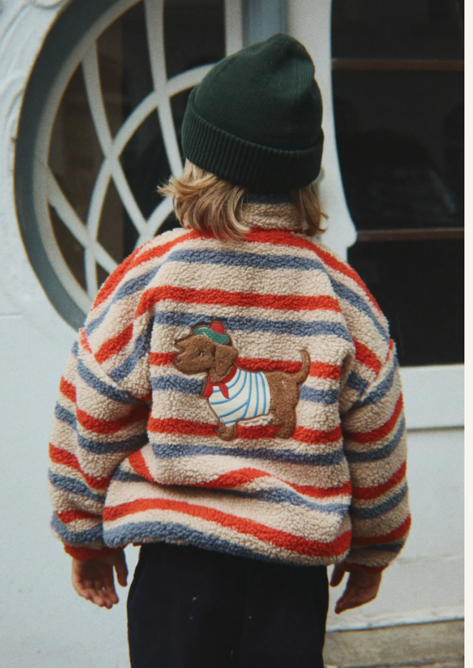 Jody Striped Fleece Jacket - Konges Slojd FW26