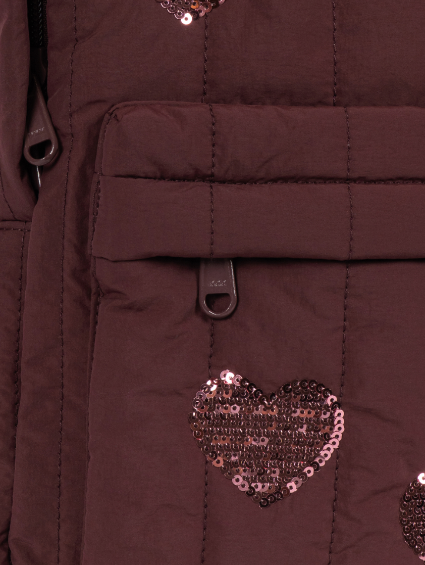 Juno Sequin Heart Backpack - Konges Slojd FW26