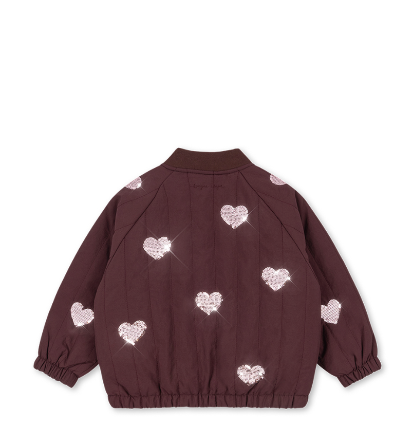 Juno Heart Sequin Bomber Jacket - Konges Slojd FW26