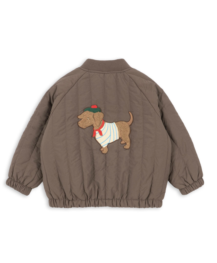 Juno Terry Dog Bomber Jacket - Konges Slojd FW26