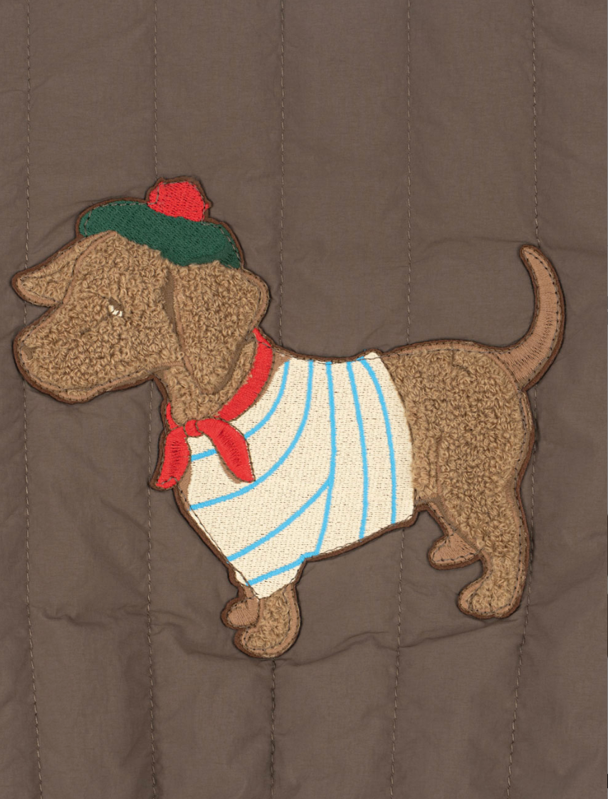 Juno Terry Dog Bomber Jacket - Konges Slojd FW26
