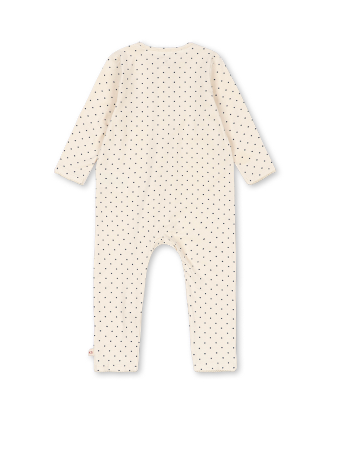 Blue Dot Zip Romper -Konges Slojd FW26