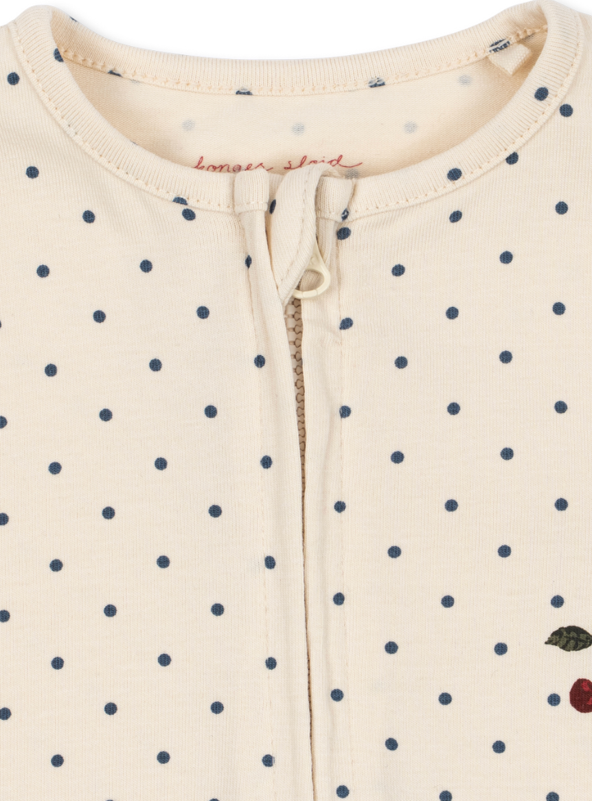 Blue Dot Zip Romper -Konges Slojd FW26