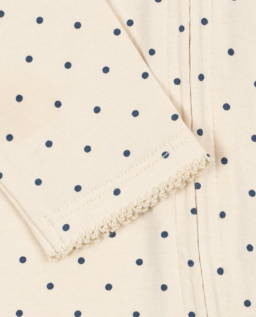 Blue Dot Zip Romper -Konges Slojd FW26