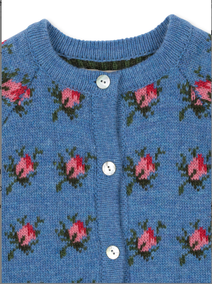 Belou Rosie Knit Cardigan-Konges Slojd FW26