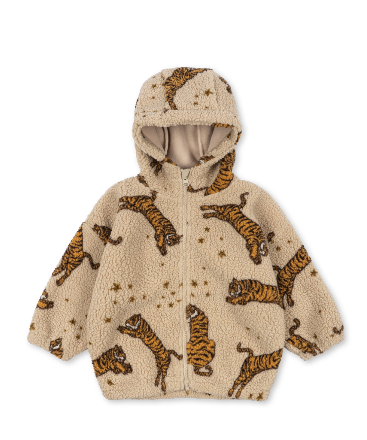 Jody Hooded Tiger Jacket - Konges Slojd FW26