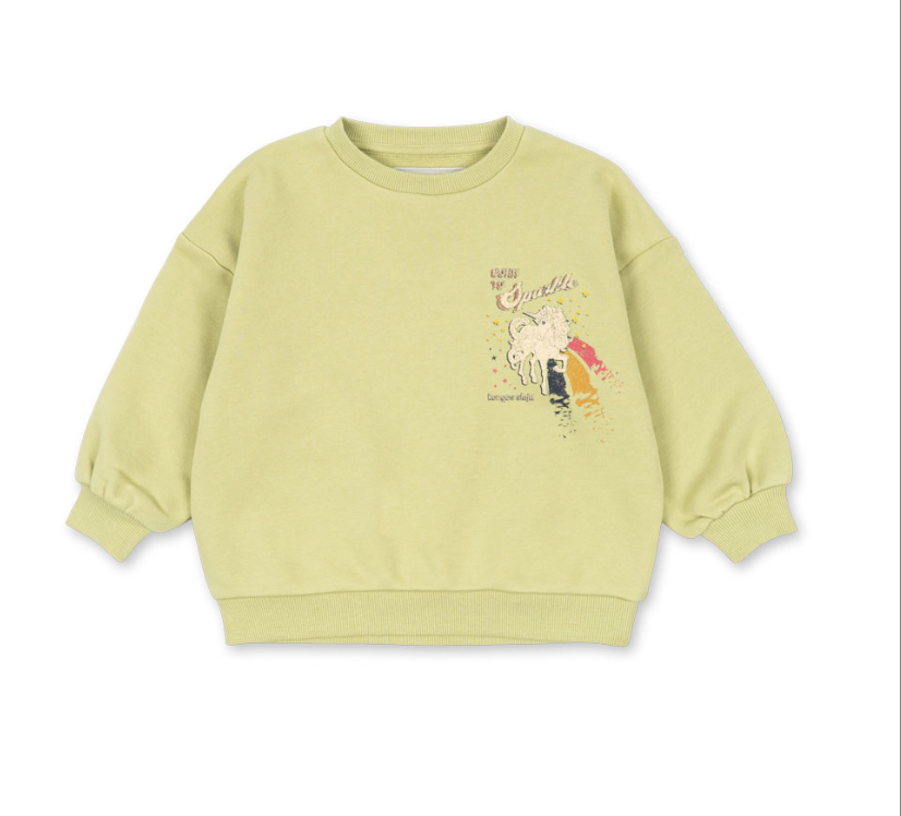 Lou Sparkle Unicorn Sweatshirt - Konges Slojd FW26