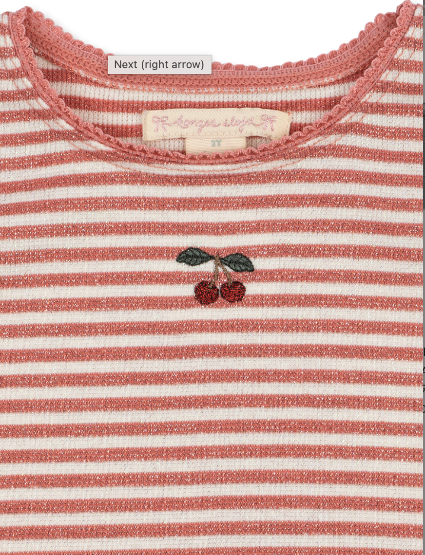 Roli Stripe Dress- Konges Slojd FW26