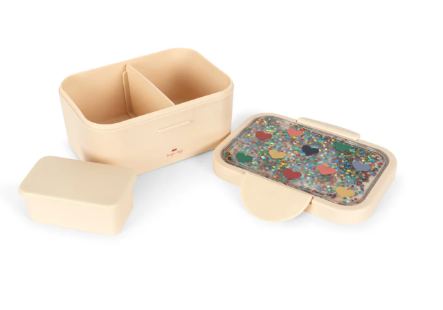 Heart Glitter Lunch Box-Konges Slojd