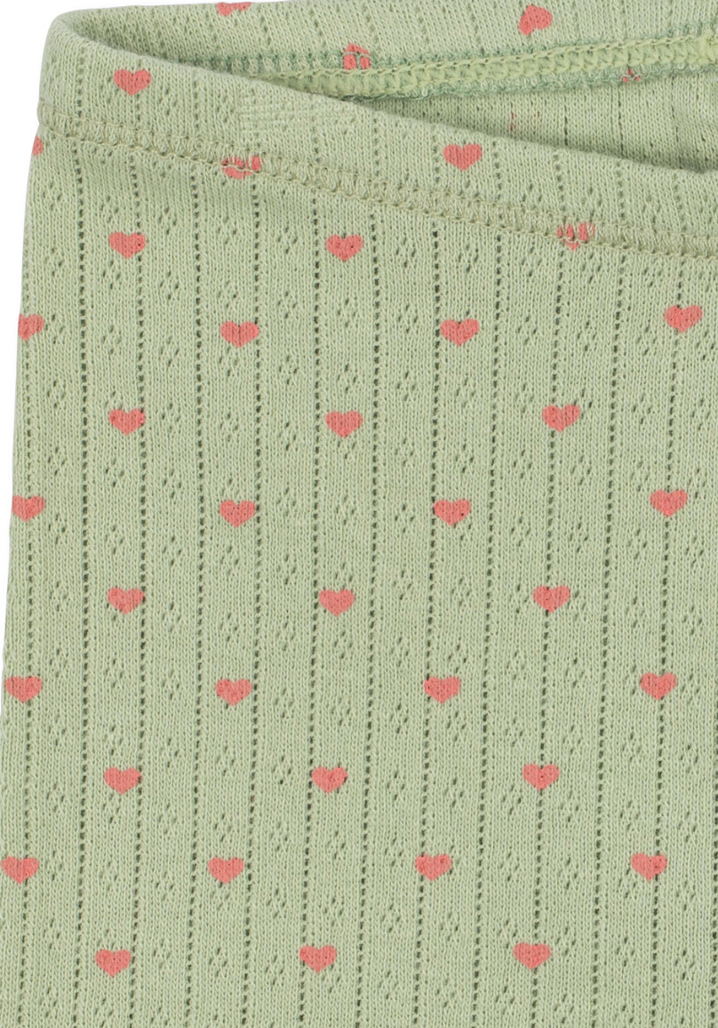 Minnie Pointelle Coeur Lint Legging - Konges Slojd FW26