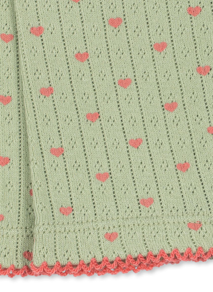 Minnie Pointelle Coeur Lint Legging - Konges Slojd FW26