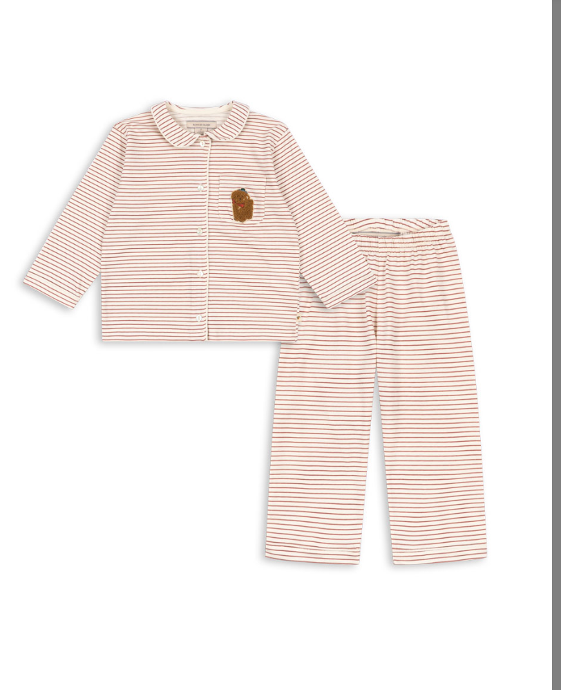 Pio Striped Dog Lounge Set-Konges Slojd FW26