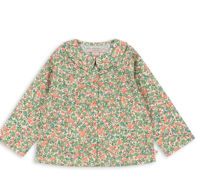 Ponza Floral Shirt- Konges Slojd FW26