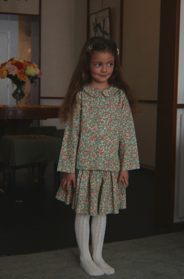 Ponza Floral Shirt- Konges Slojd FW26