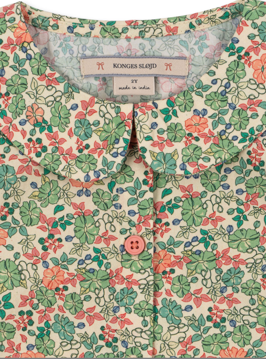 Ponza Floral Shirt- Konges Slojd FW26