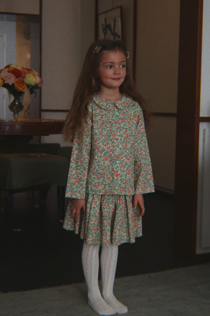 Ponza Floral Skirt- Konges Slojd FW26
