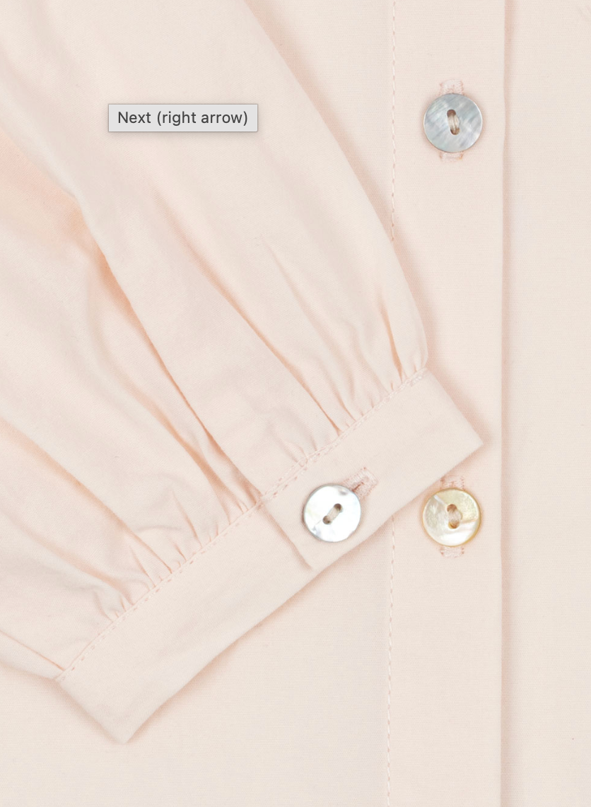 Rilo Cherry Eyelet Collar Shirt - Konges Slojd FW26