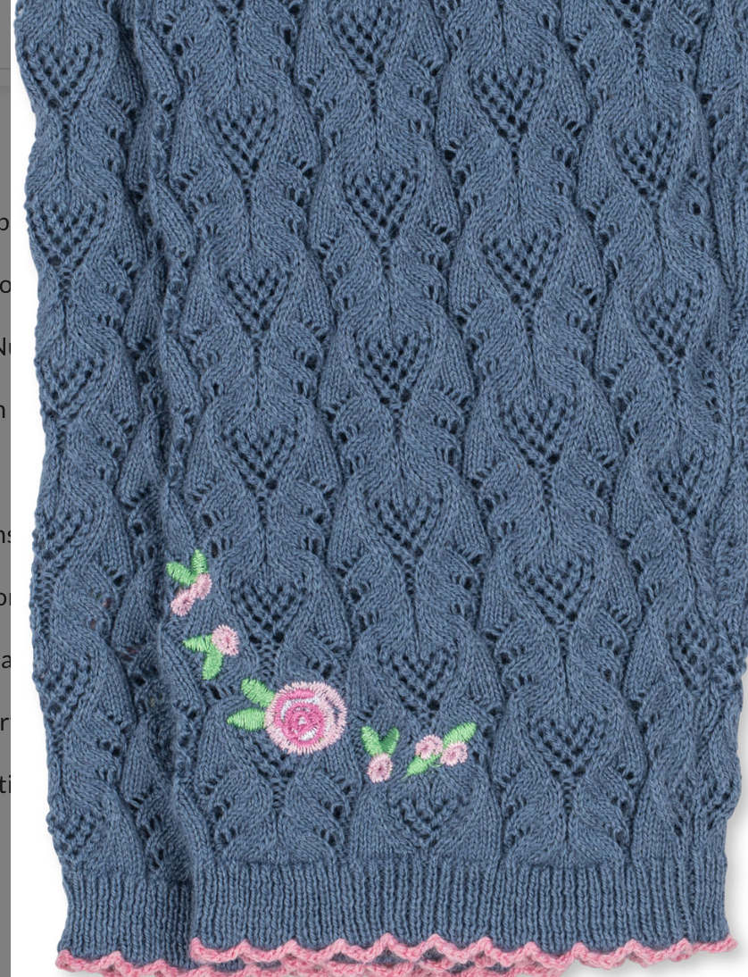 Rosier Embroidered Knit Pant-Konges Slojd FW26