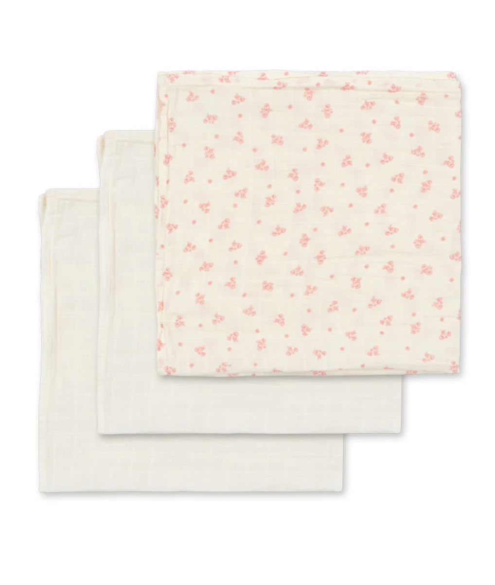 3-Pack Bellini Muslin Cloths  - Fanga Fontana