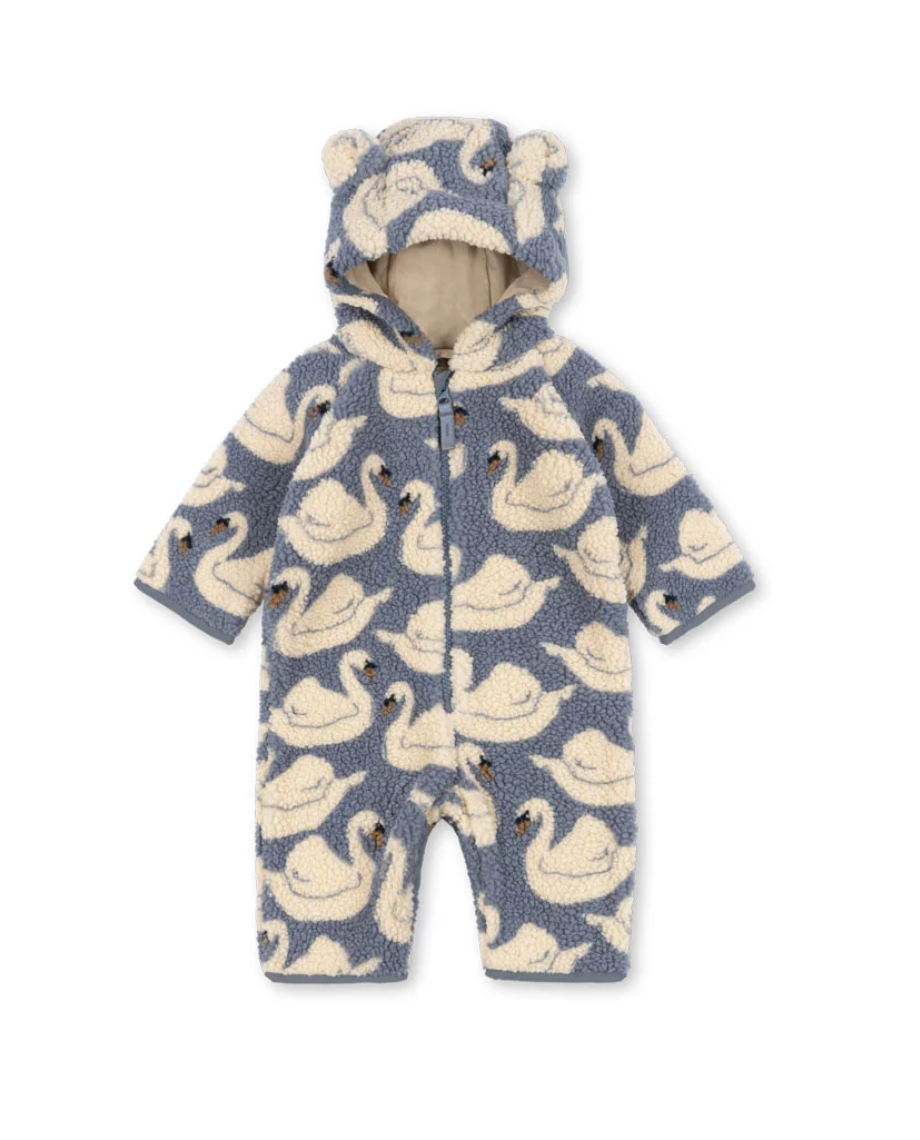 Jody Teddy Swan Onesie -  Konges Slojd