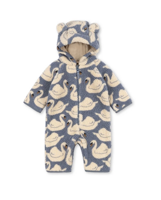 Jody Teddy Swan Onesie -  Konges Slojd