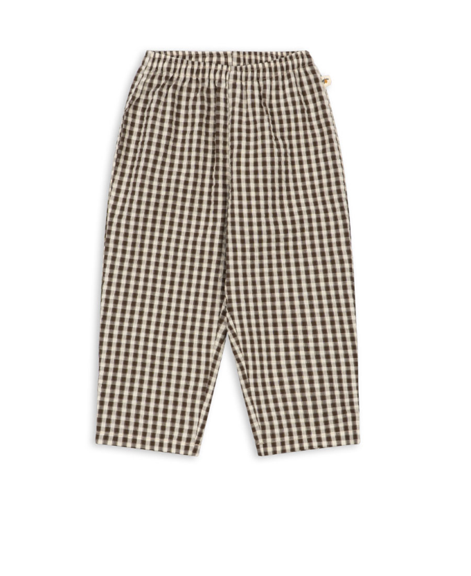 Kim Choco Check Pant-Konges Slojd FW26