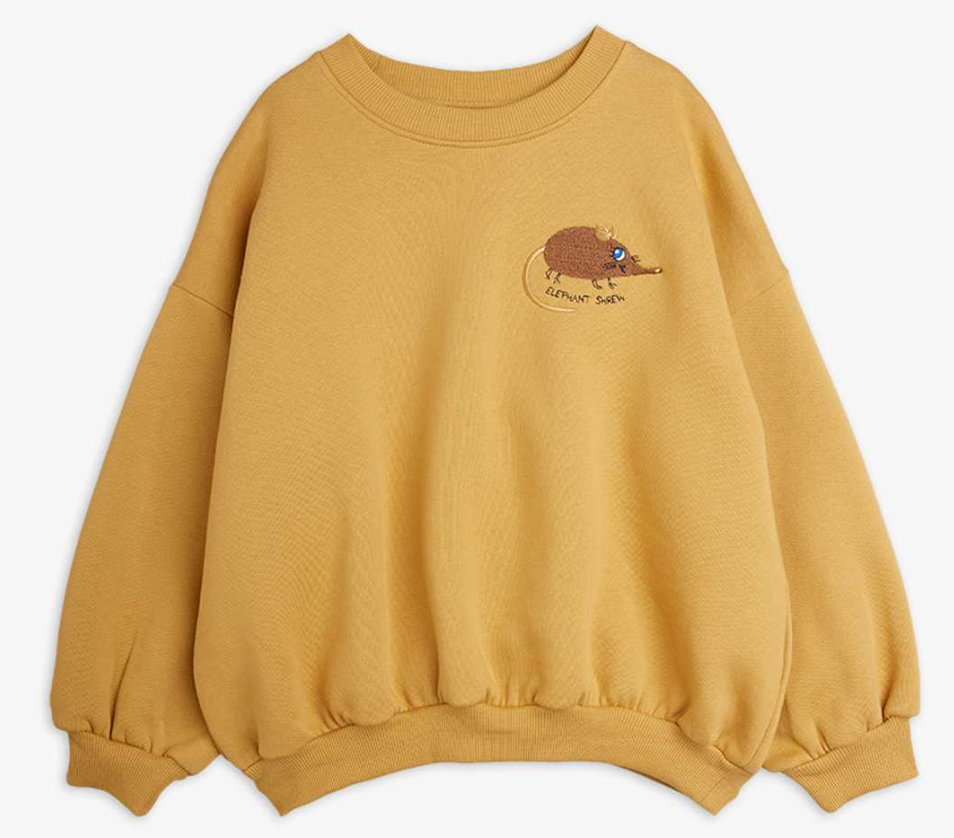 Elephant Shrew Emb Sweat Shirt-Mini Rodini FW26