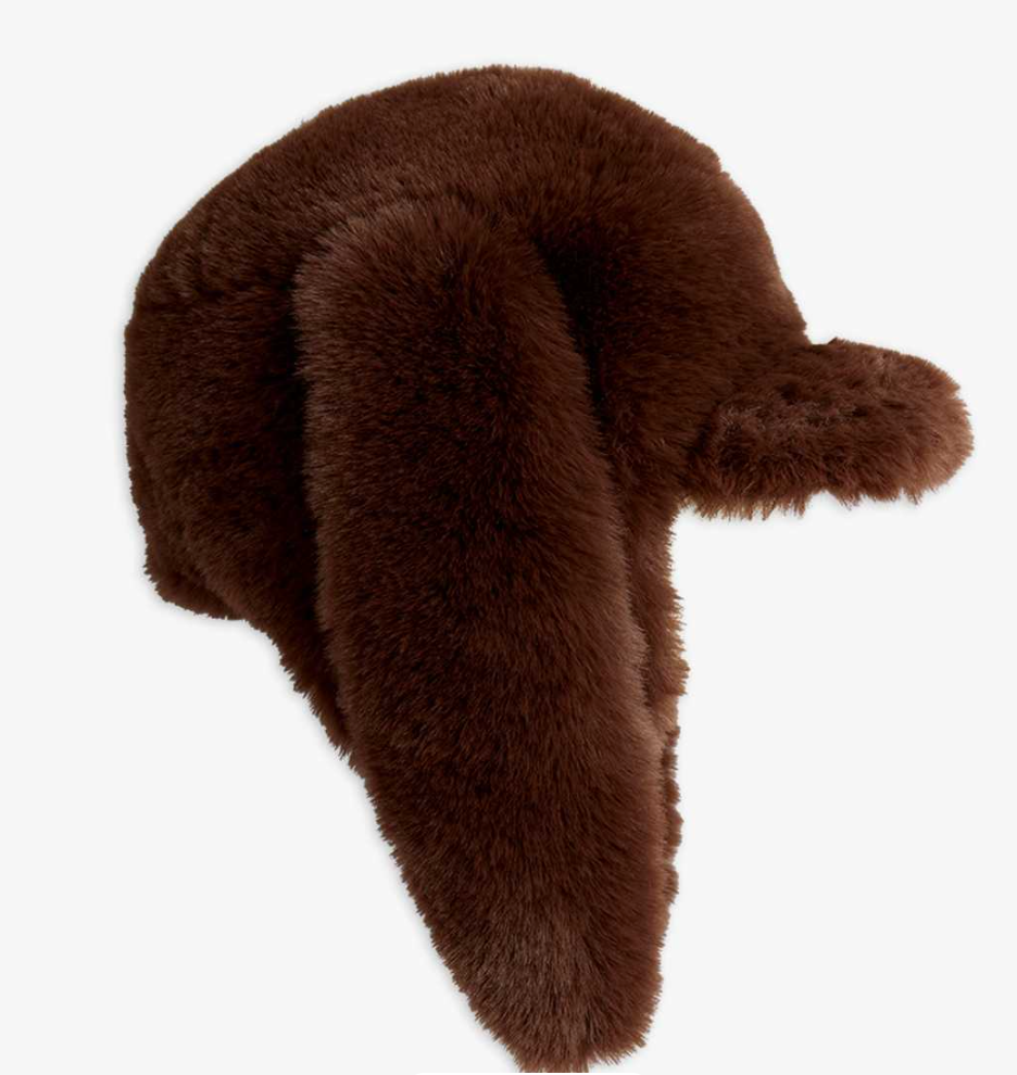 Faux Fur Rabbit Ear Hat -Mini Rodini FW26