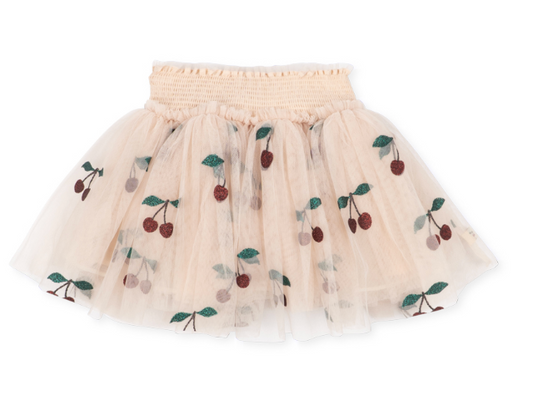 Tulle Cherry Skirt- Konges Slojd FW26