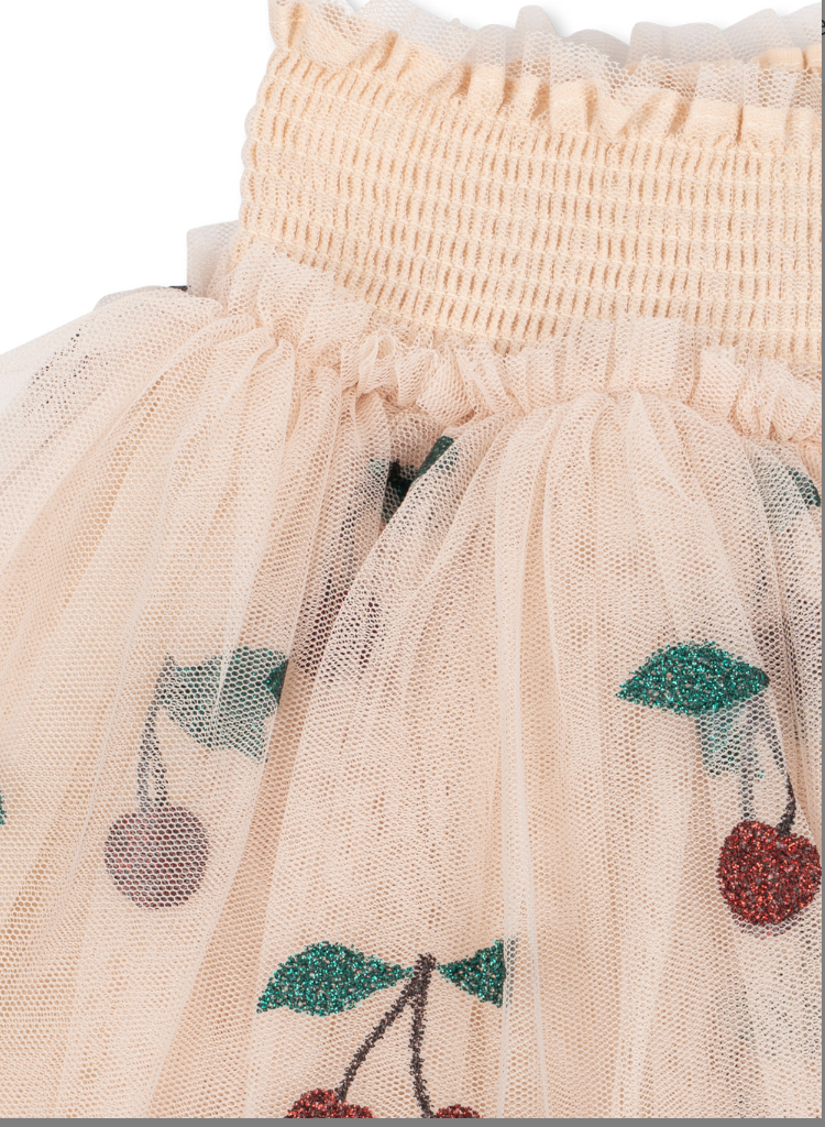 Tulle Cherry Skirt- Konges Slojd FW26