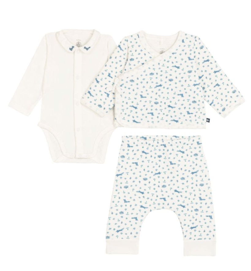 3pc Fox Print Set- Petit Bateau FW26