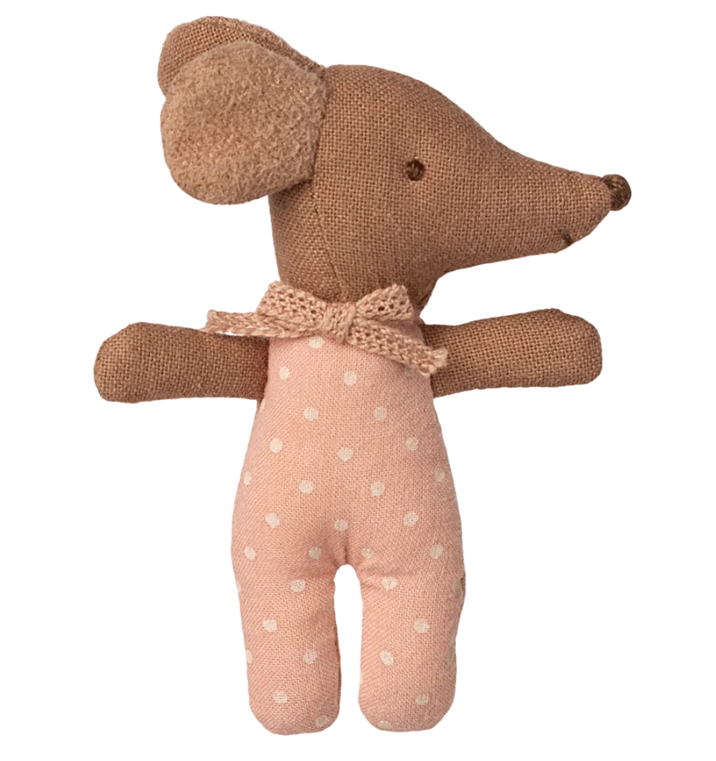 Sleepy Wakey Baby Mouse in Matchbox - Maileg
