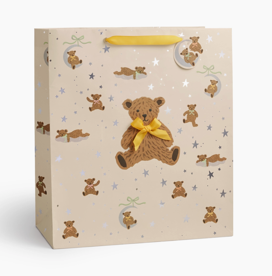 Sweet Little One Bear Gift Bag in Large - Rifle Paper Co.