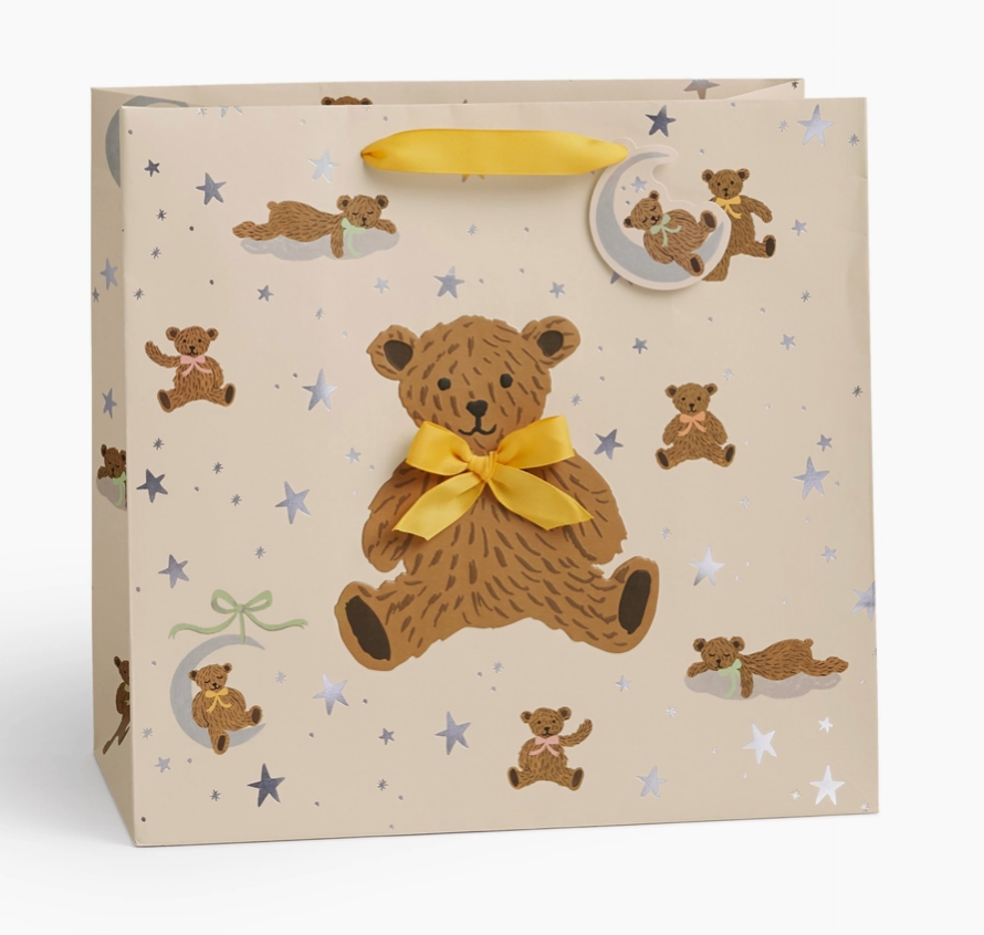 Sweet Little One Bear Gift Bag in Medium - Rifle Paper Co.
