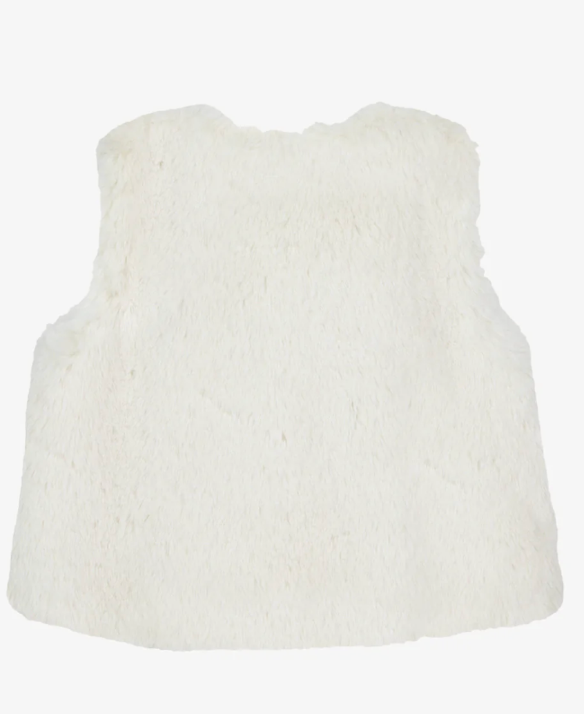 Faux Fur Vest-Tartine et Chocolat FW26
