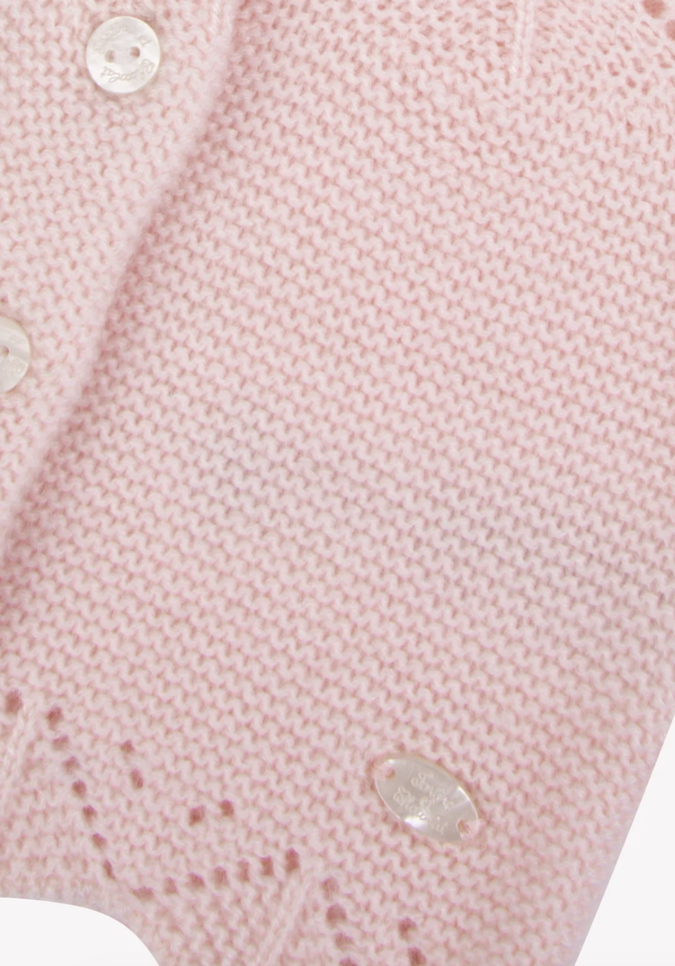 Openwork Knit Cardigan-Tartine et Chocolat FW26