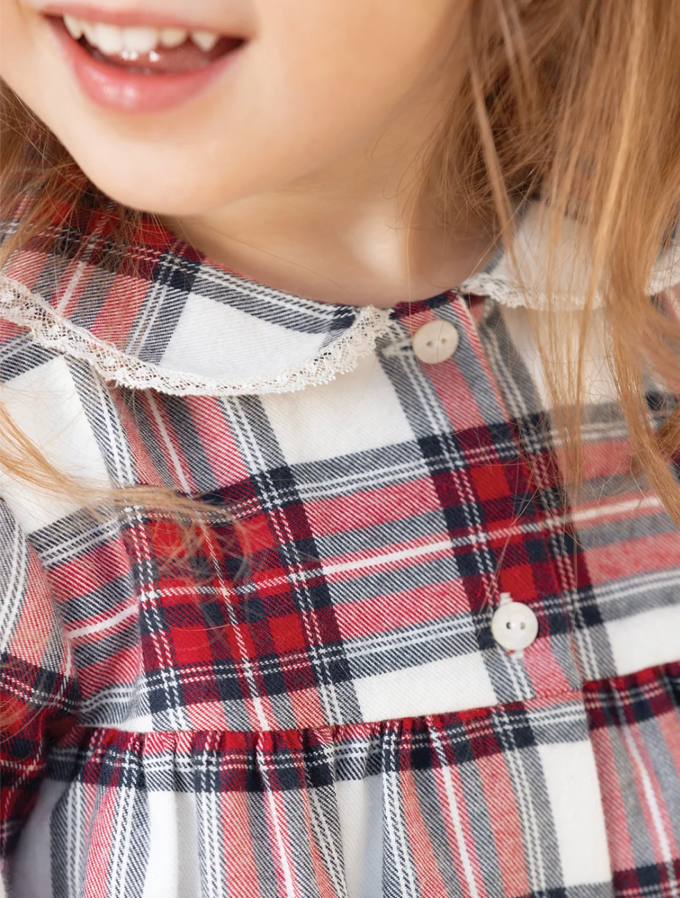 Plaid Dress-Tartine et Chocolat FW26