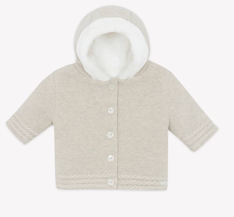 Knit Sweater Coat-Tartine et Chocolat FW26