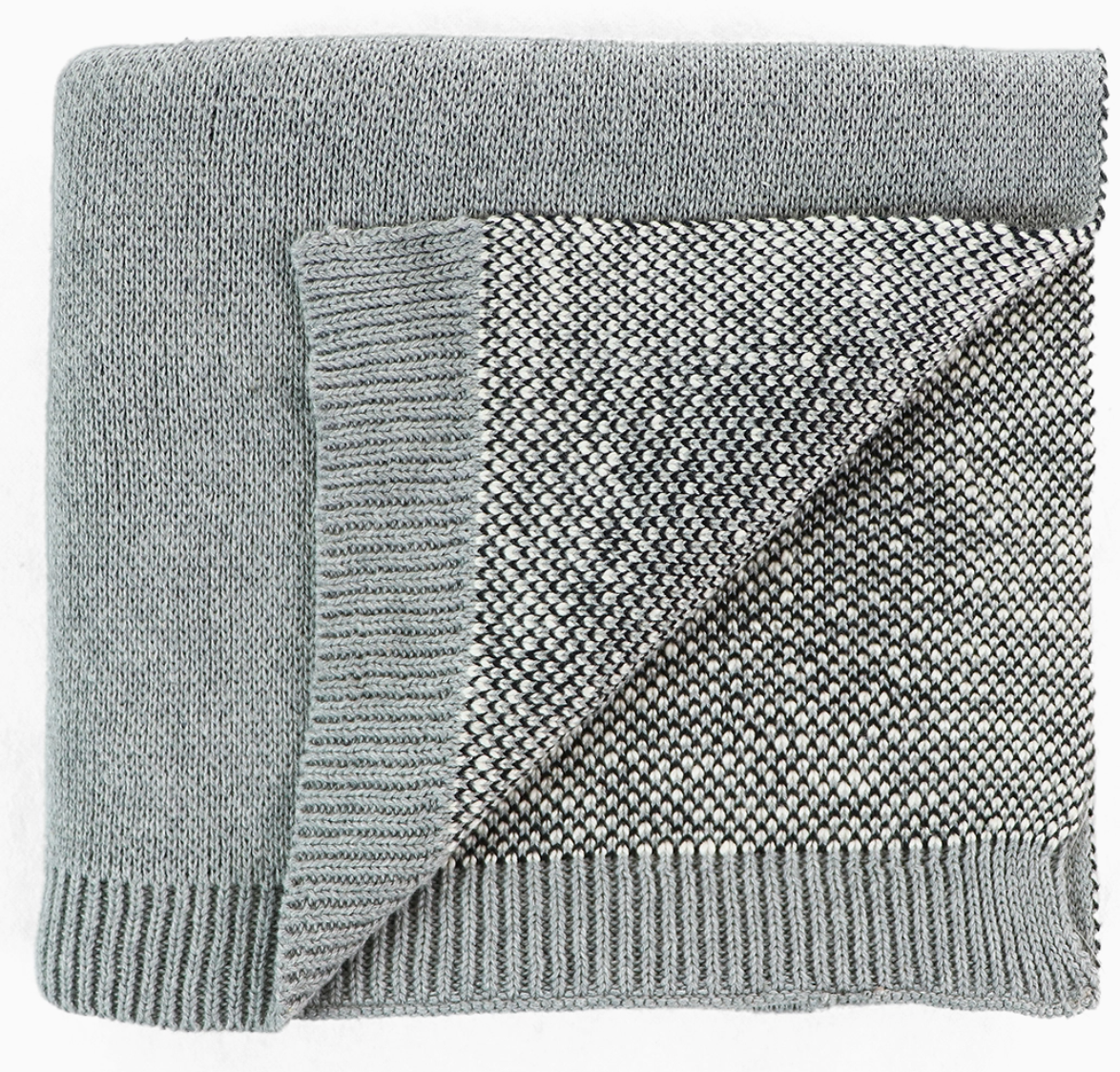 Bunny - Organic Jacquard Knit Baby Blanket -Viverano