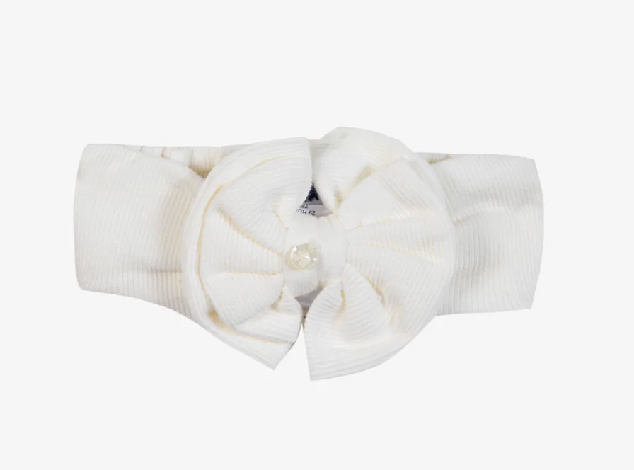 Cotton Bow Headband- Tartine