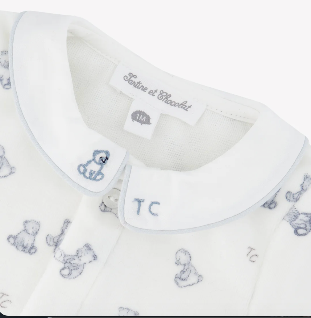 Teddy Footie-Tartine et Chocolat FW26
