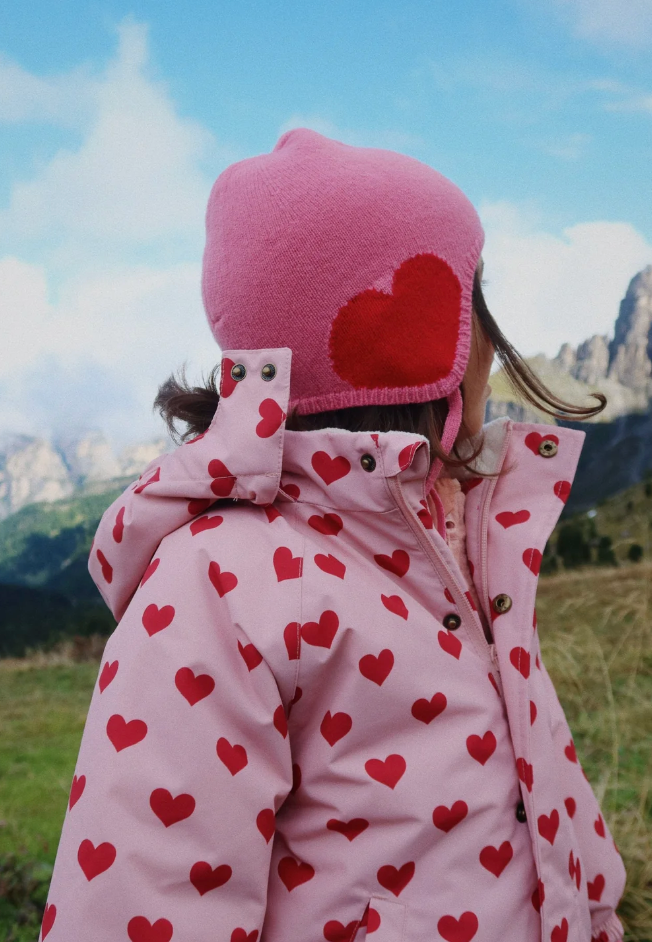 Knitted Collette Heart Hat -Konges Slojd