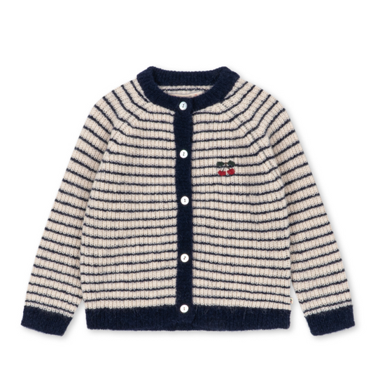 Barli Striped Cardigan-Konges Slojd FW26