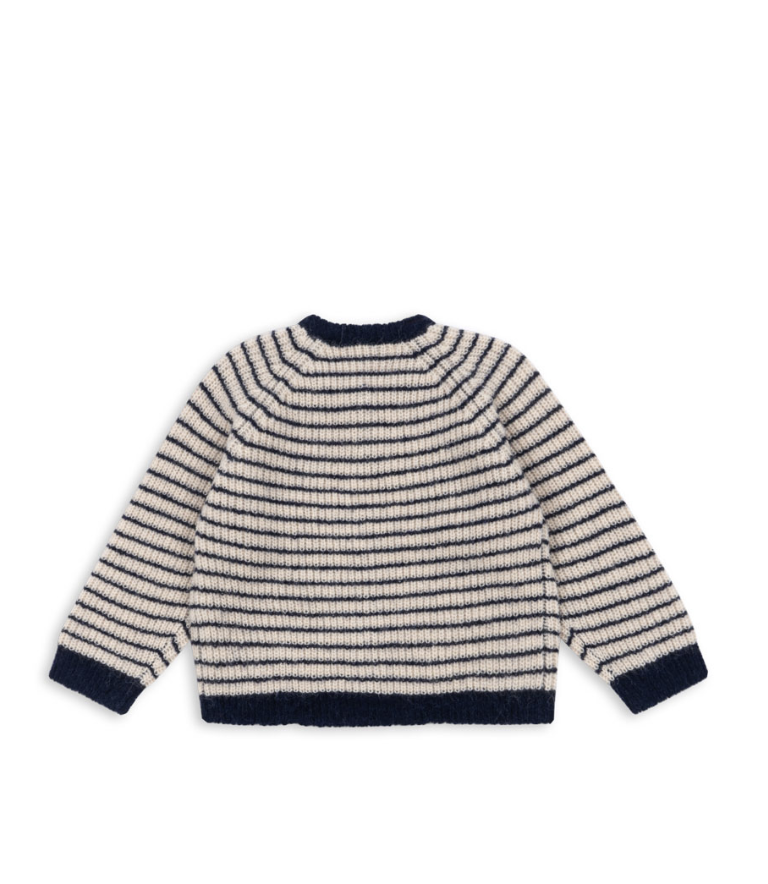 Barli Striped Cardigan-Konges Slojd FW26