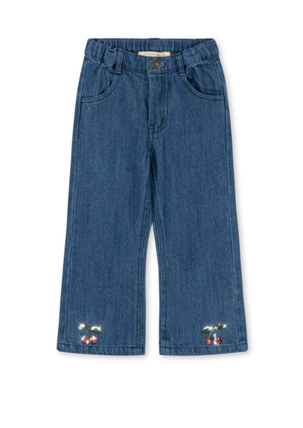Elba Flare Jeans Cherry Sequin-Konges Slojd FW26